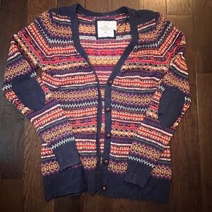 H&M Multicolor Patterned Cardigan